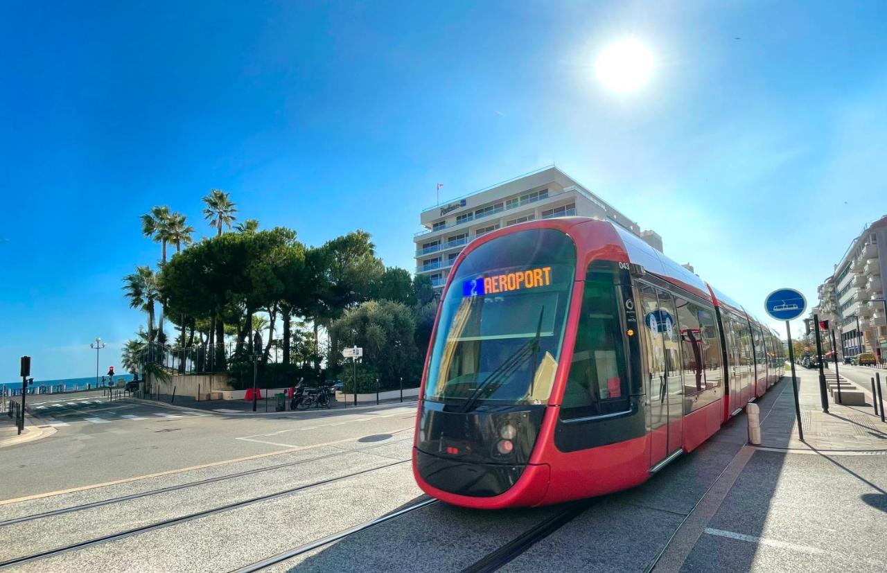 1 Min To The Beach Apartment - Kitchen - Tramway - Air Conditioner - Wifi - Promenade Des Anglais Nicea Zewnętrze zdjęcie