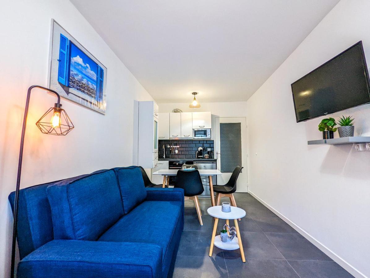1 Min To The Beach Apartment - Kitchen - Tramway - Air Conditioner - Wifi - Promenade Des Anglais Nicea Zewnętrze zdjęcie