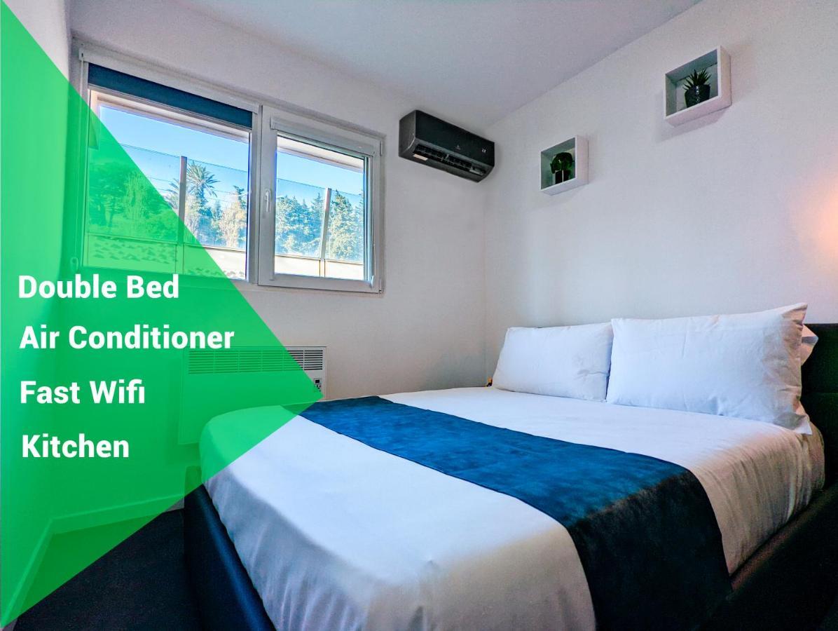 1 Min To The Beach Apartment - Kitchen - Tramway - Air Conditioner - Wifi - Promenade Des Anglais Nicea Zewnętrze zdjęcie